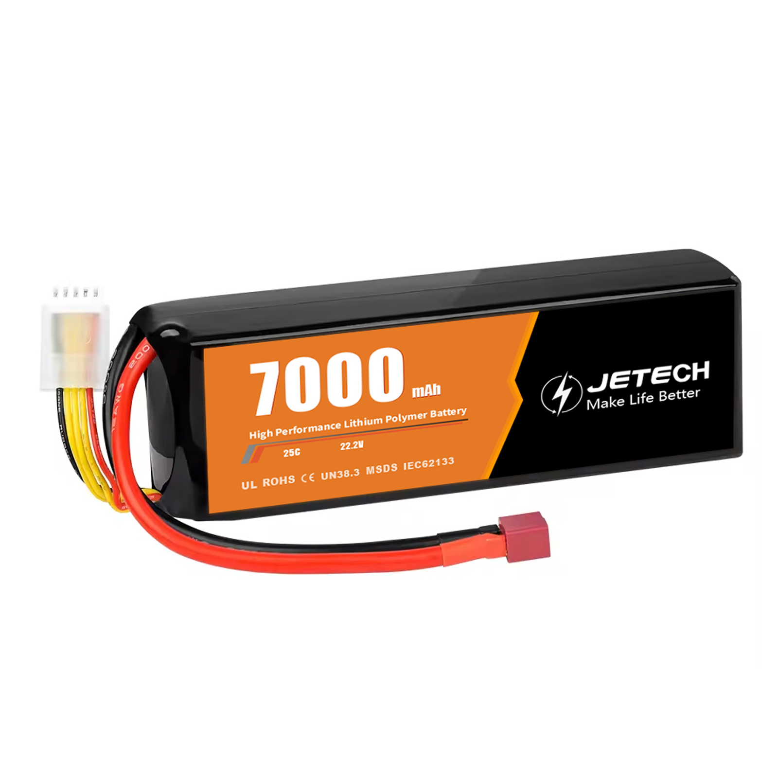 3S 11.1V 7000mAh 4S 14.8V 7.0Ah 6S 22.2V 14.0Ah 20C 10C 30C 50C بطارية ليثيوم بوليمر ذات معدل تفريغ عالي